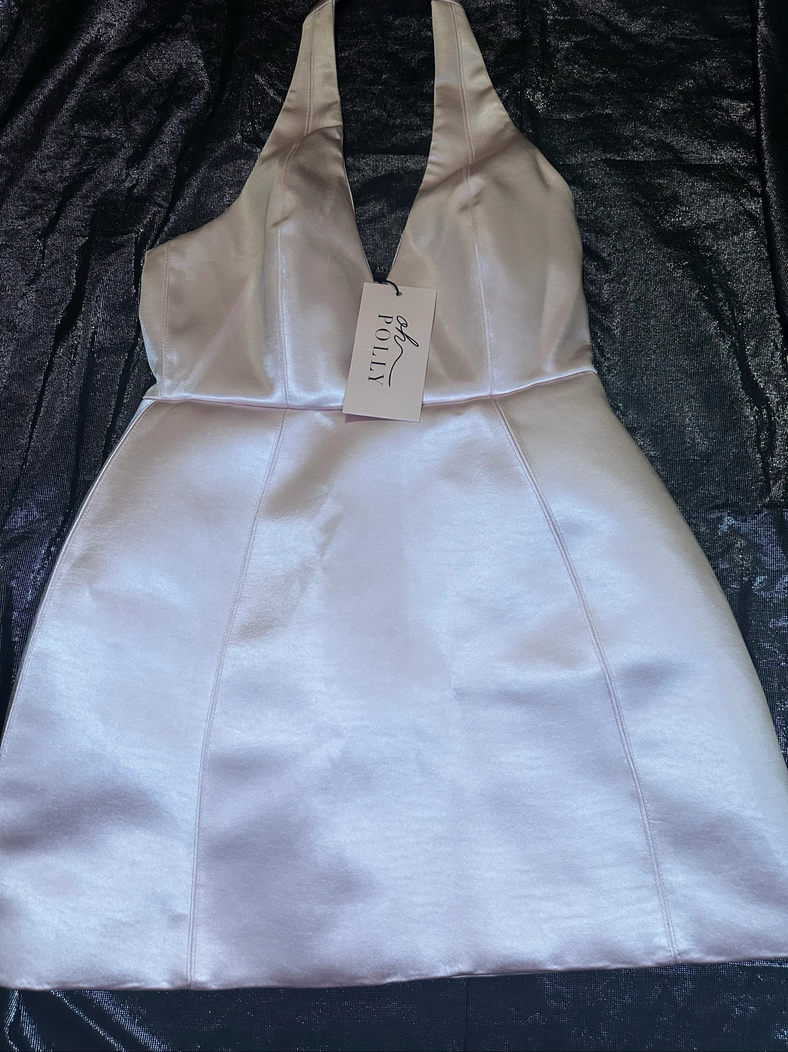 Robe rose de Oh Polly-neuf avec étiquette-taille M/ 38
